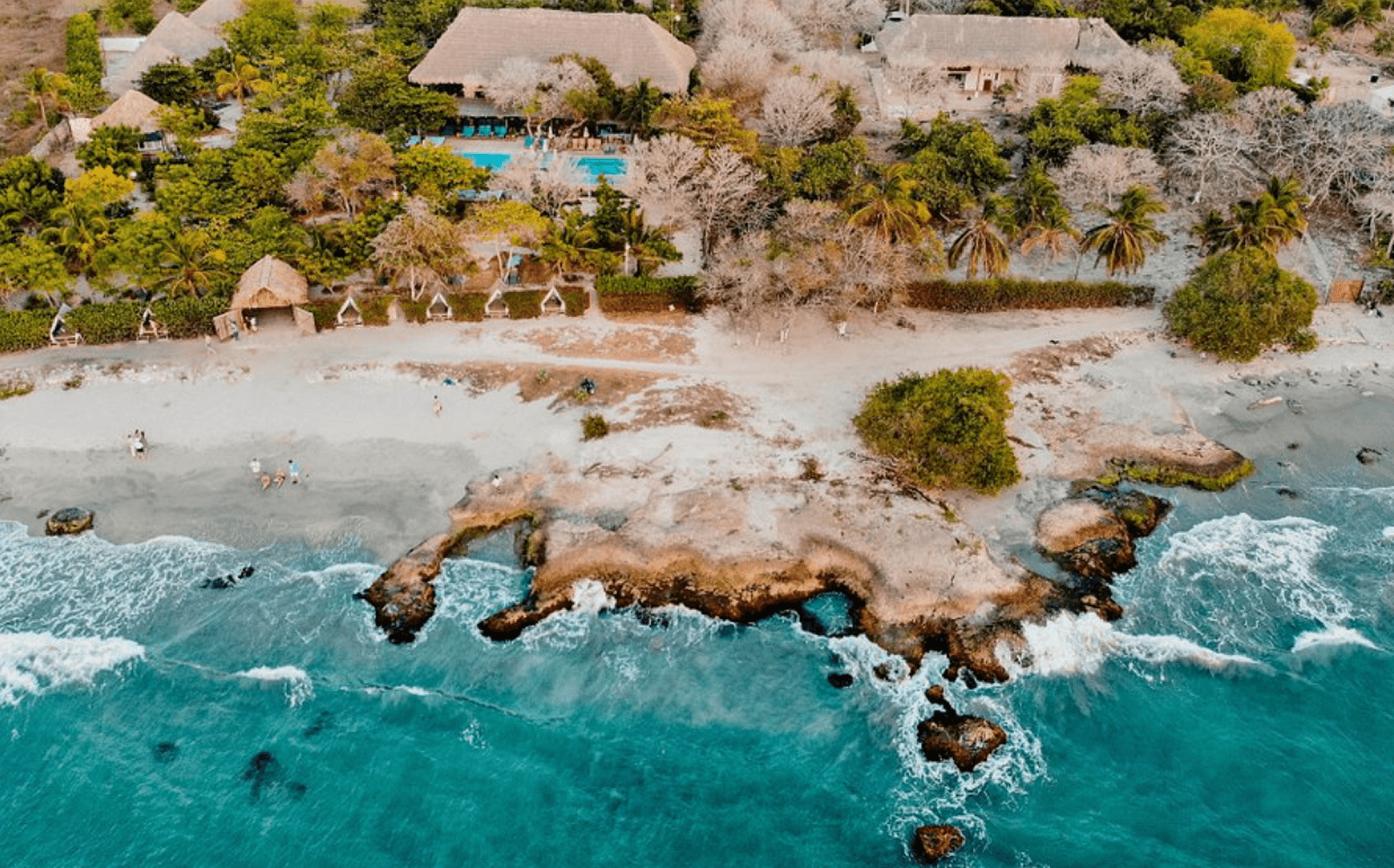 Blue Apple Beach in Cartagena