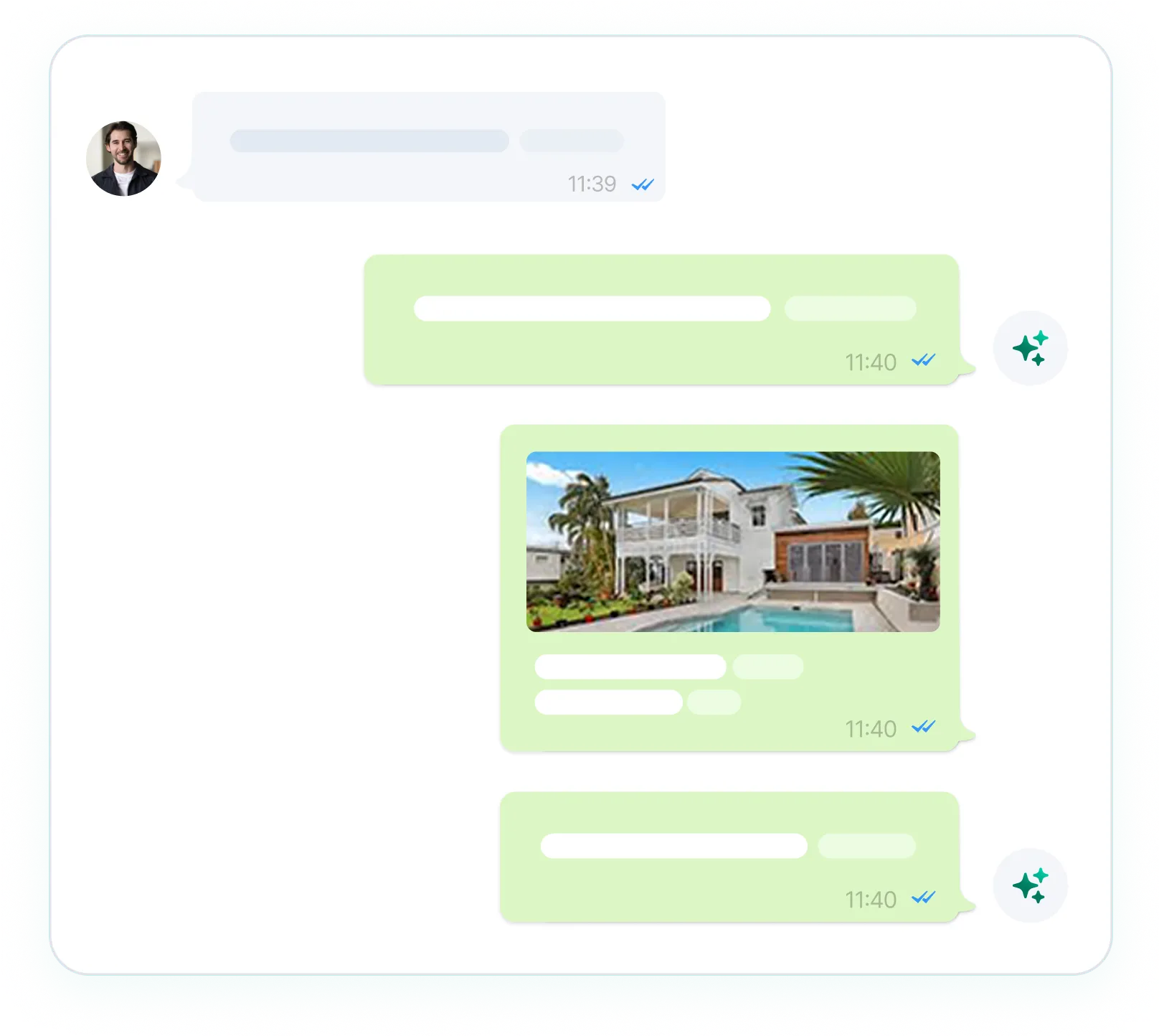 Instant bookings through chat